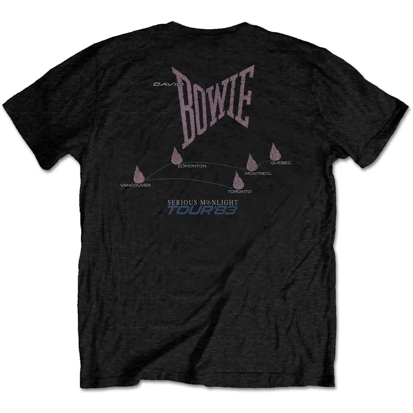 David Bowie T-Shirt 83' Tour - Zhivago Gifts