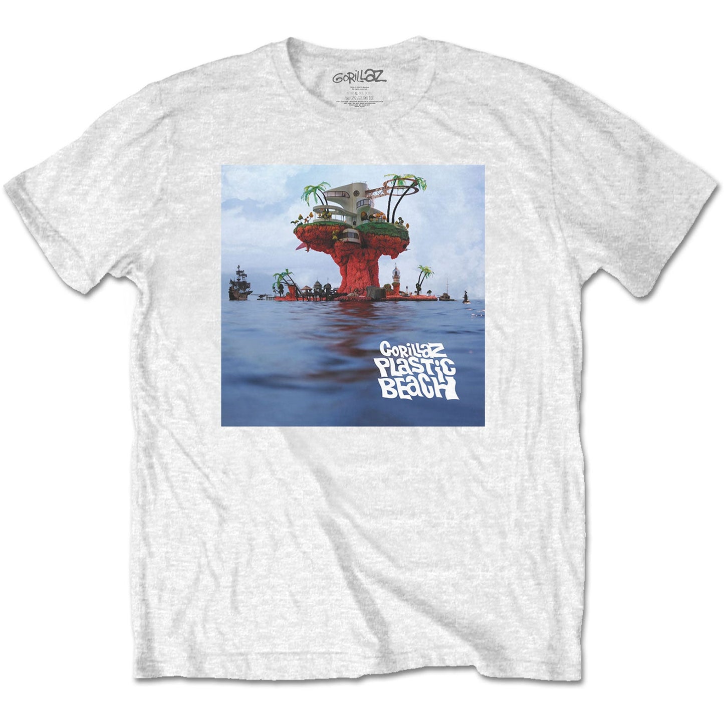 Gorillaz T-Shirt Plastic Beach - Zhivago Gifts