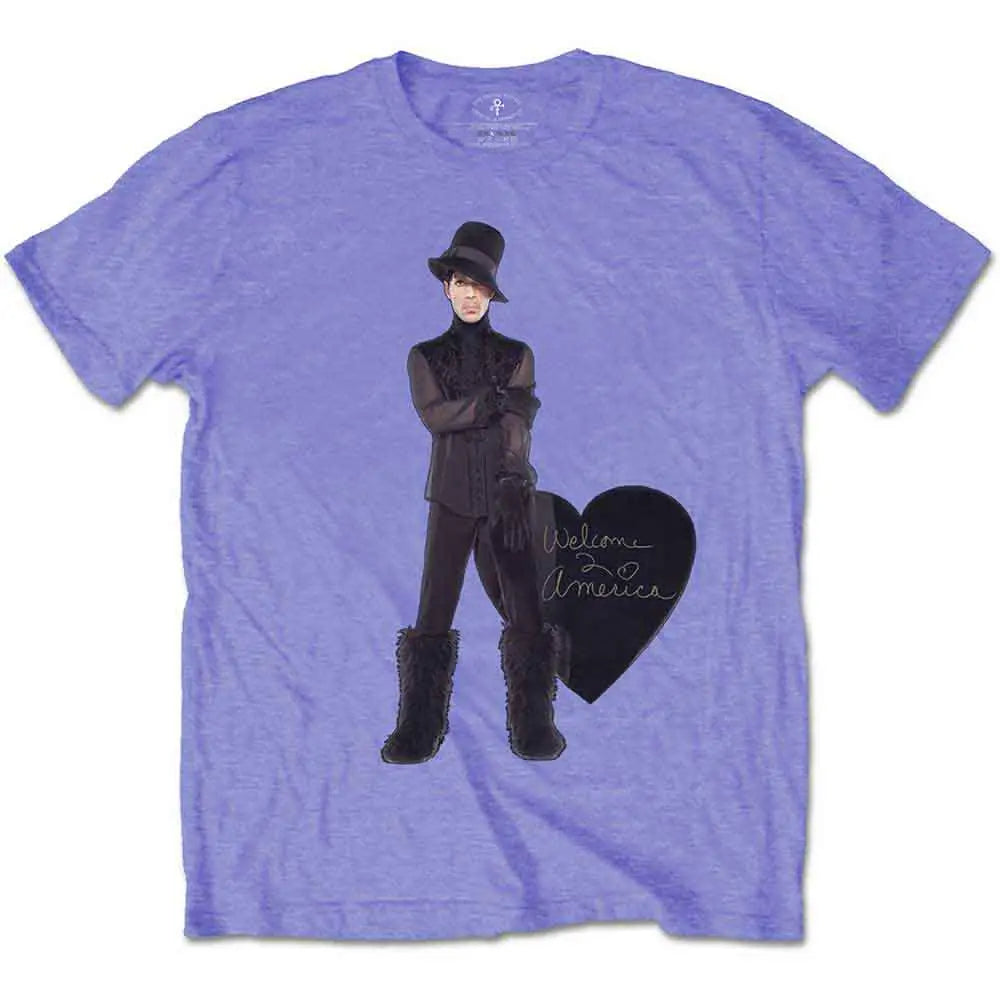 Prince T-Shirt Heart Purple - Zhivago Gifts