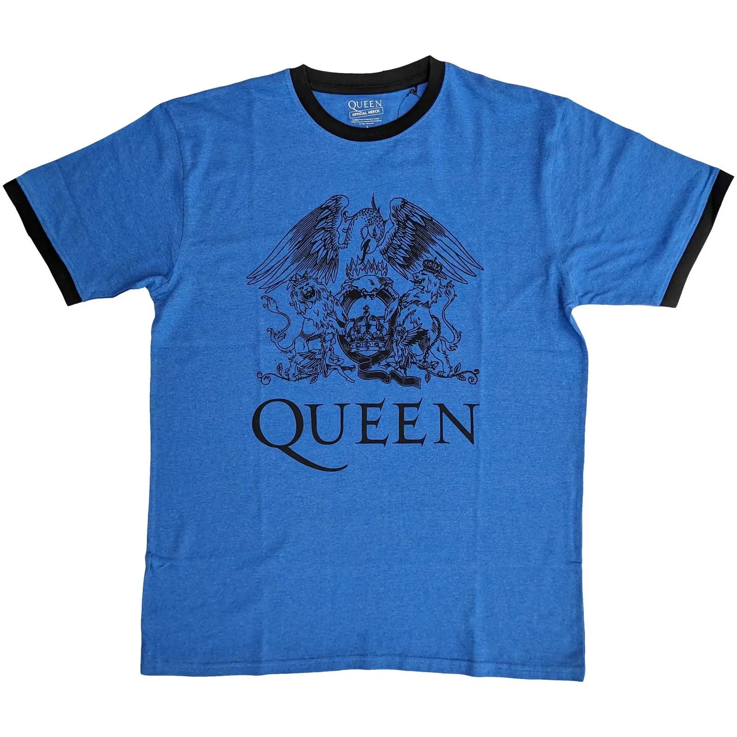 Queen Ringer T-Shirt Crest Logo - Zhivago Gifts