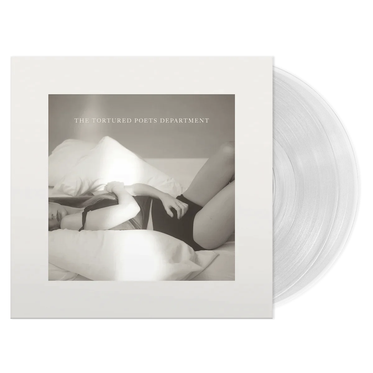 Taylor Swift The Tortured Poets Department Phantom Clear Vinyl - Zhivago Gifts