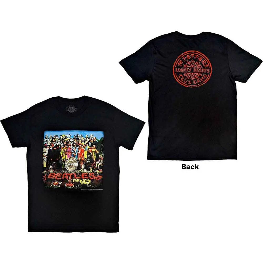 The Beatles T-Shirt Sgt Pepper (Back Print) - Zhivago Gifts