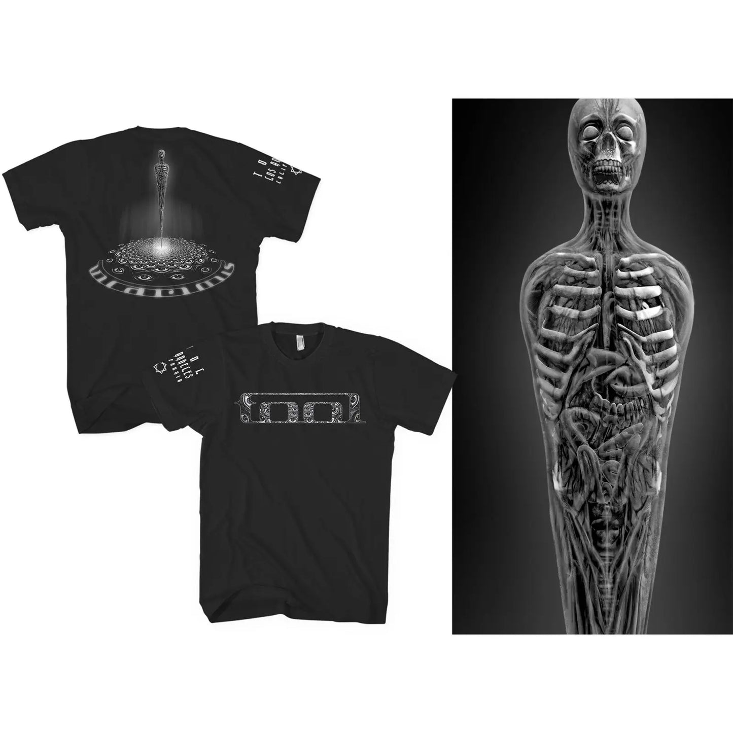 Tool T-Shirt BW Spectre (Back & Sleeve Print) - Zhivago Gifts