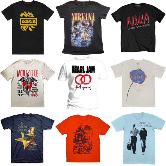 Fresh Drop of Iconic Music Shirts Now Available