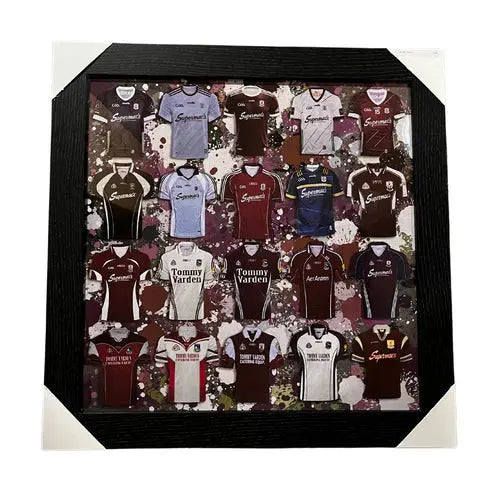 JUST ARRIVED: Galway GAA Jersey Framed Picture Zhivago Gifts