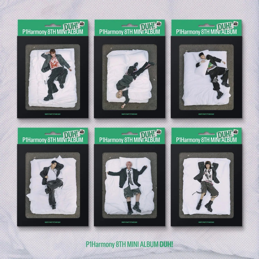 🔥 HOT PRE-ORDER: P1Harmony "Duh!" 8th Mini Album Zhivago Gifts