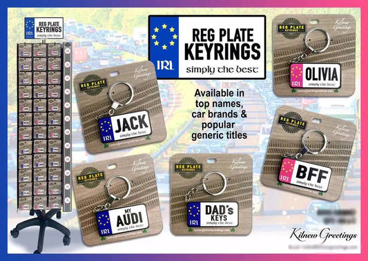 Fun Gift Idea: Car Reg Keyrings Zhivago Gifts
