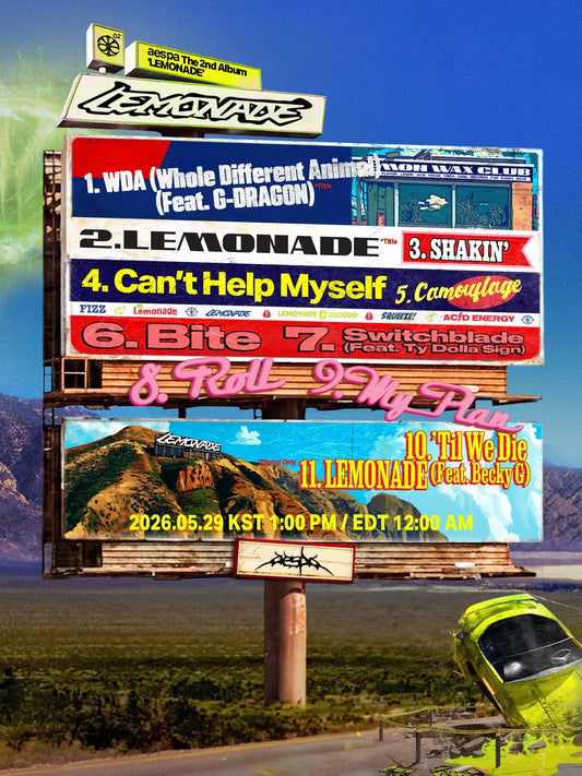 aespa  - lemonade tracklist reveal
