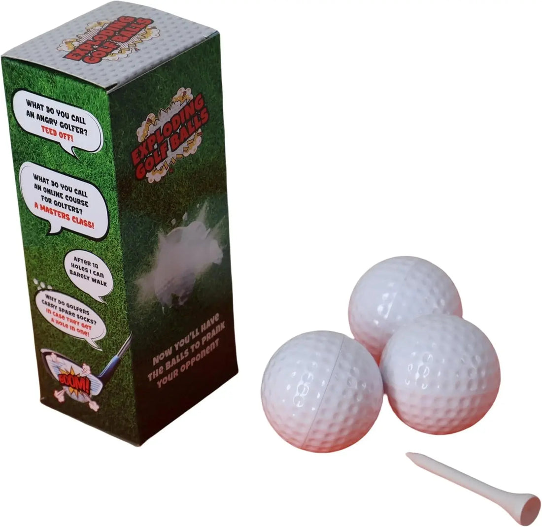 Fun Gift Ideas: Exploding Powder Golf Balls Zhivago Gifts