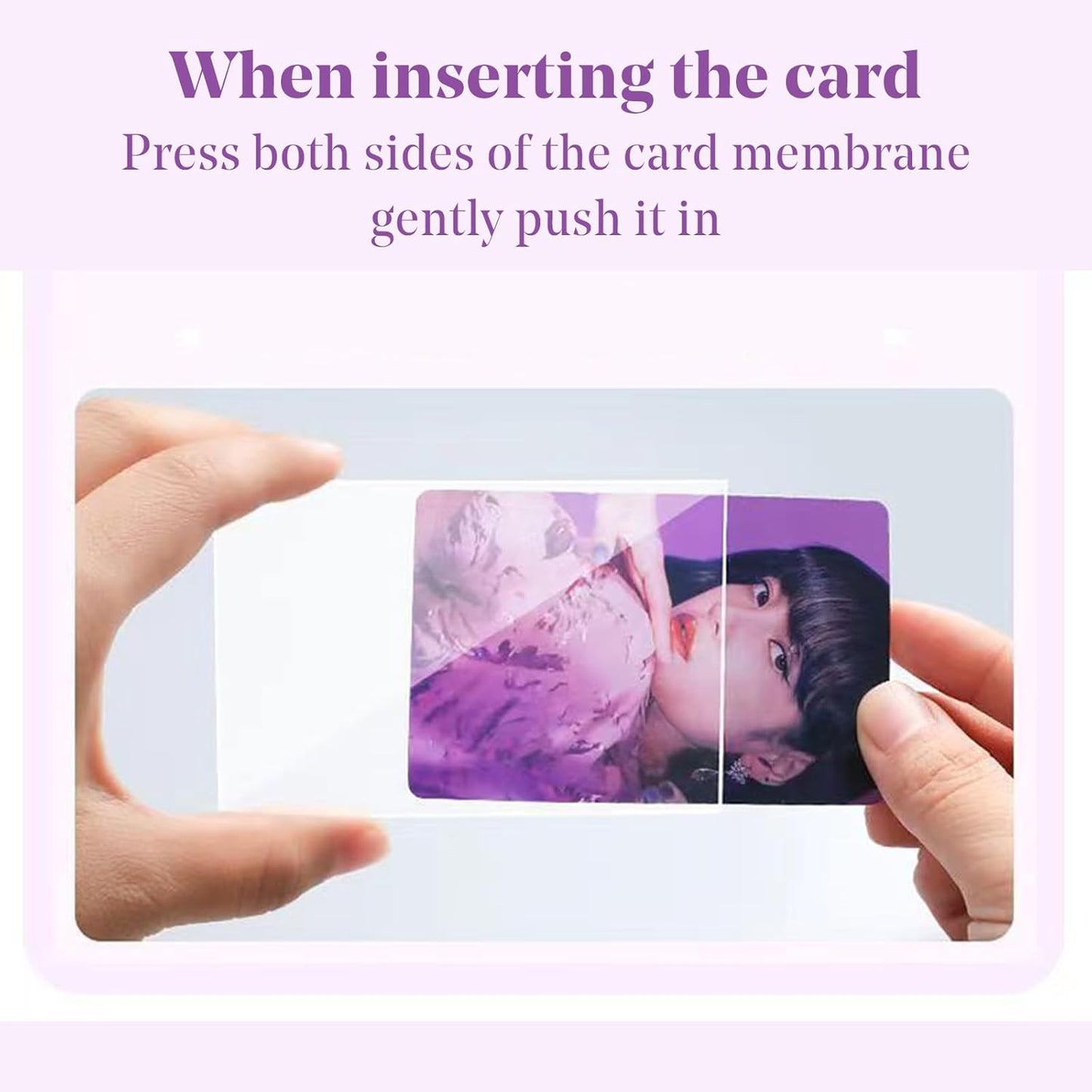 100 Photocard Sleeves, 58 x 89 mm