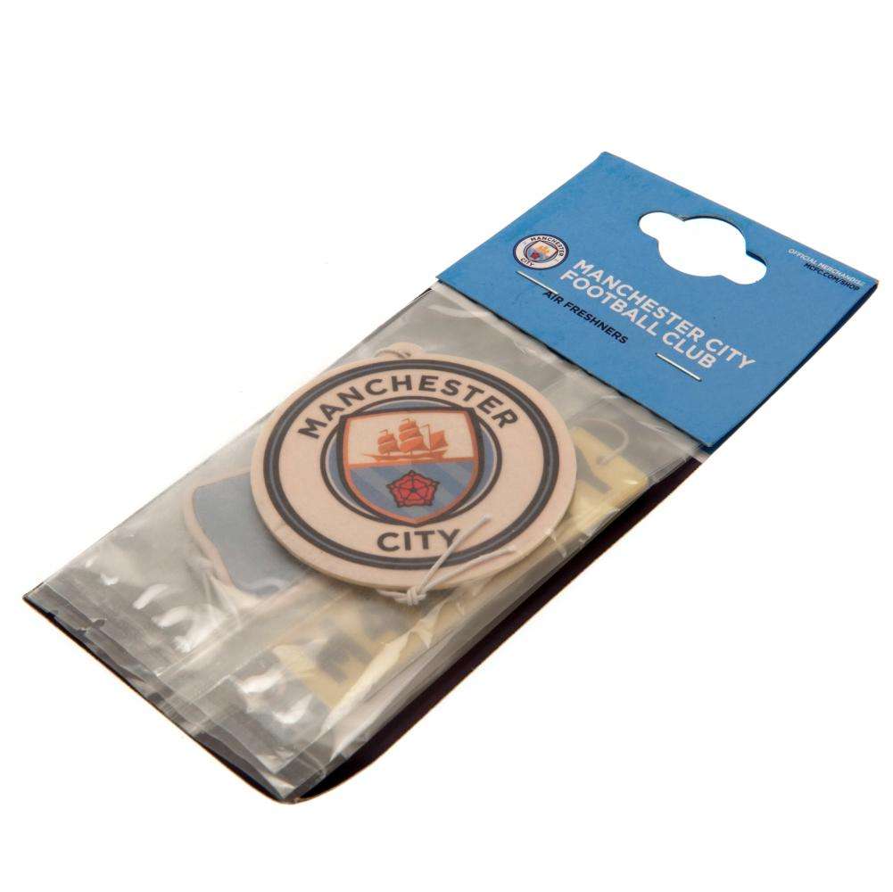 Man City FC 3pk Air Freshener - Zhivago Gifts