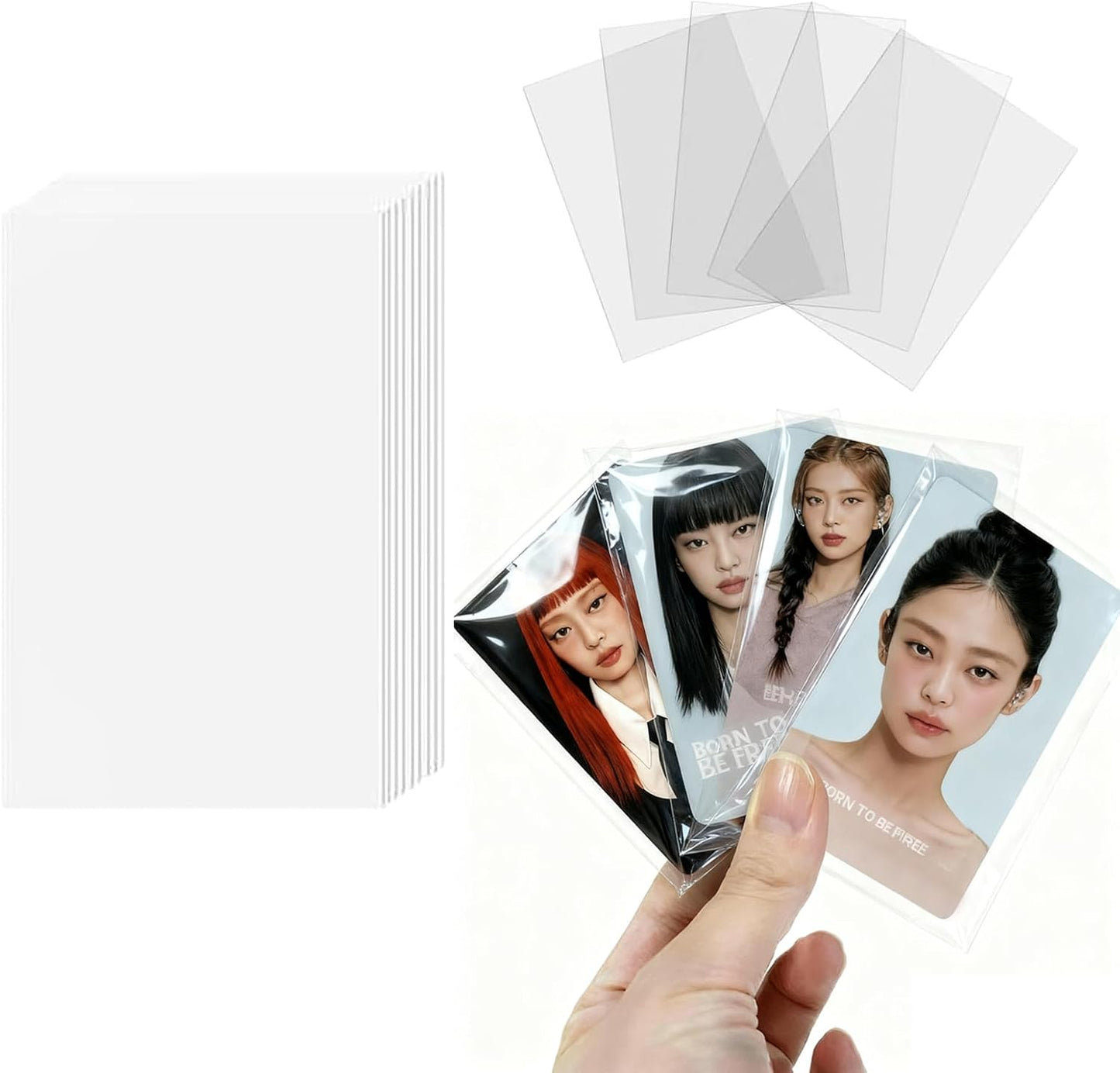 50 Photocard Sleeves, 58 x 89 mm