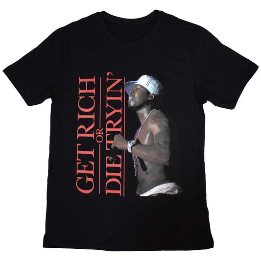 50 Cent T-Shirt Get Rich Ireland Vinyl