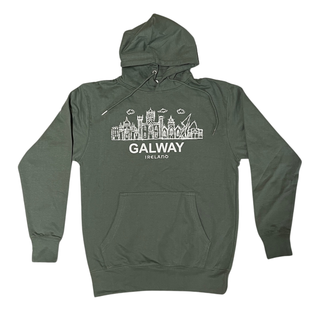 Galway Skyline Hoodie - Zhivago Gifts