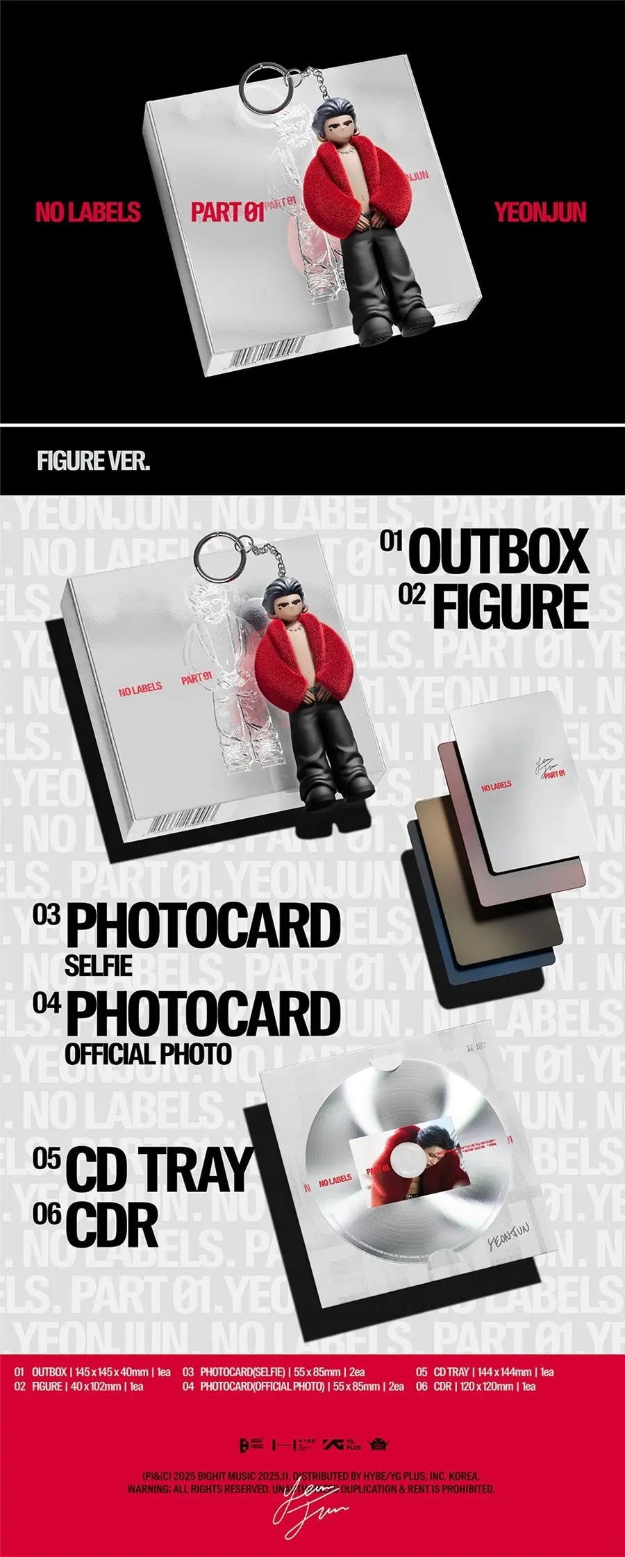 (TXT) YEONJUN – [NO LABELS: PART 01] (Figure Ver.) Zhivago Gifts