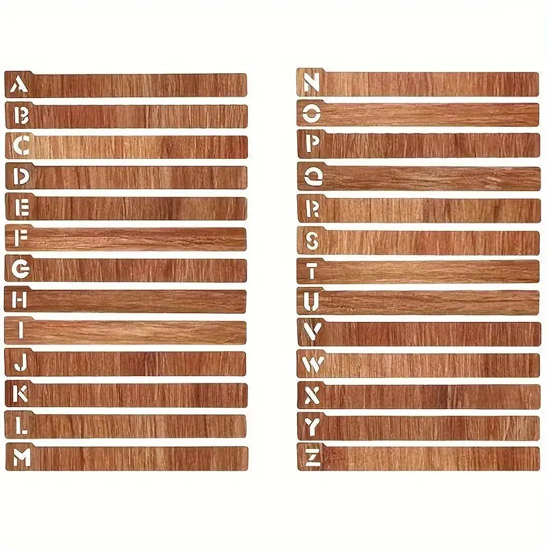 A-Z Wooden Vinyl Dividers Zhivago Gifts
