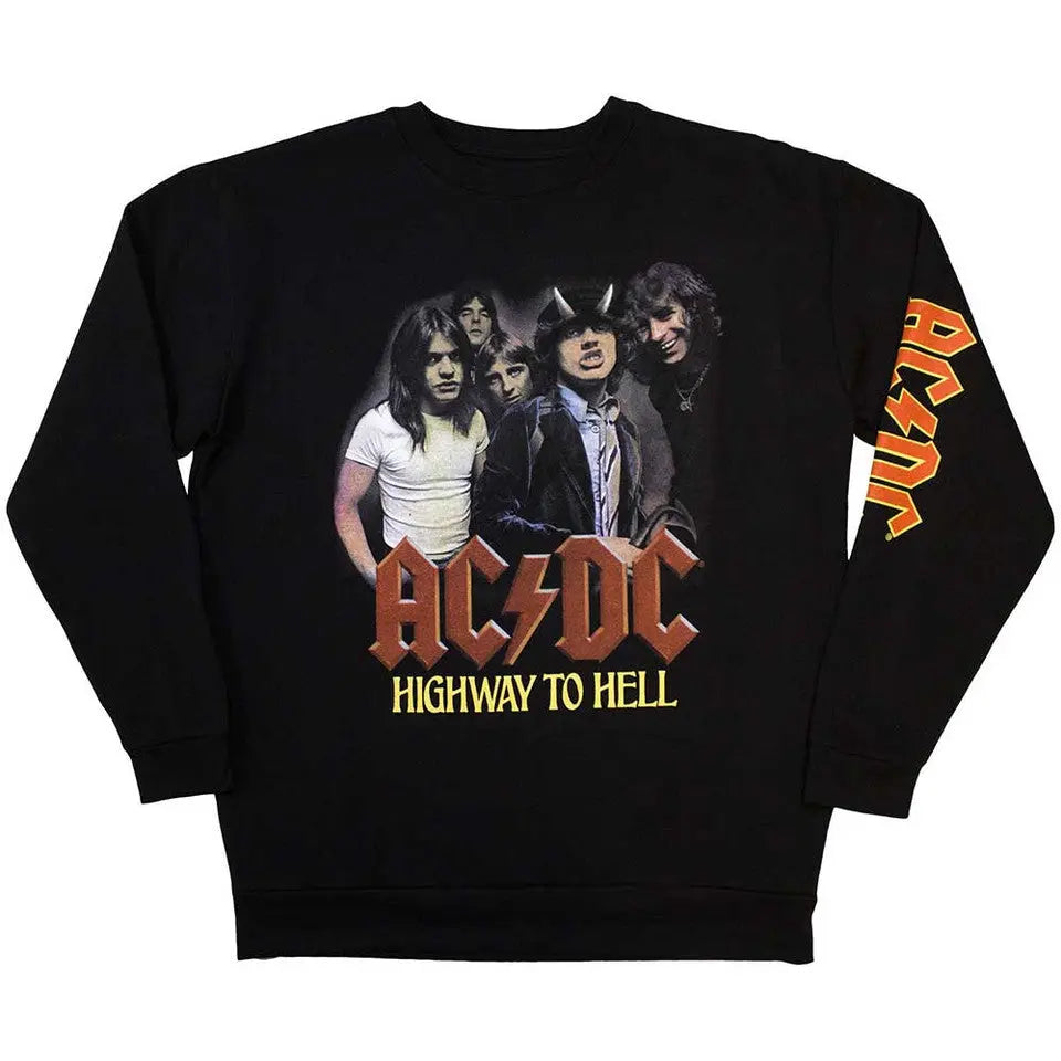 AC DC Long Sleeve Sweatshirt Highway To Hell Ireland Vinyl