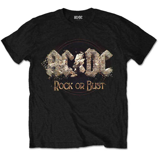AC/DC T-Shirt Rock or Bust Ireland Vinyl