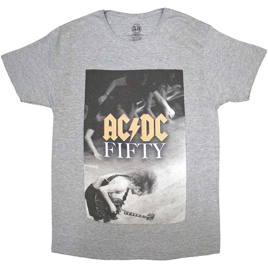 AC/DC T-Shirt: Angus Stage (Grey)