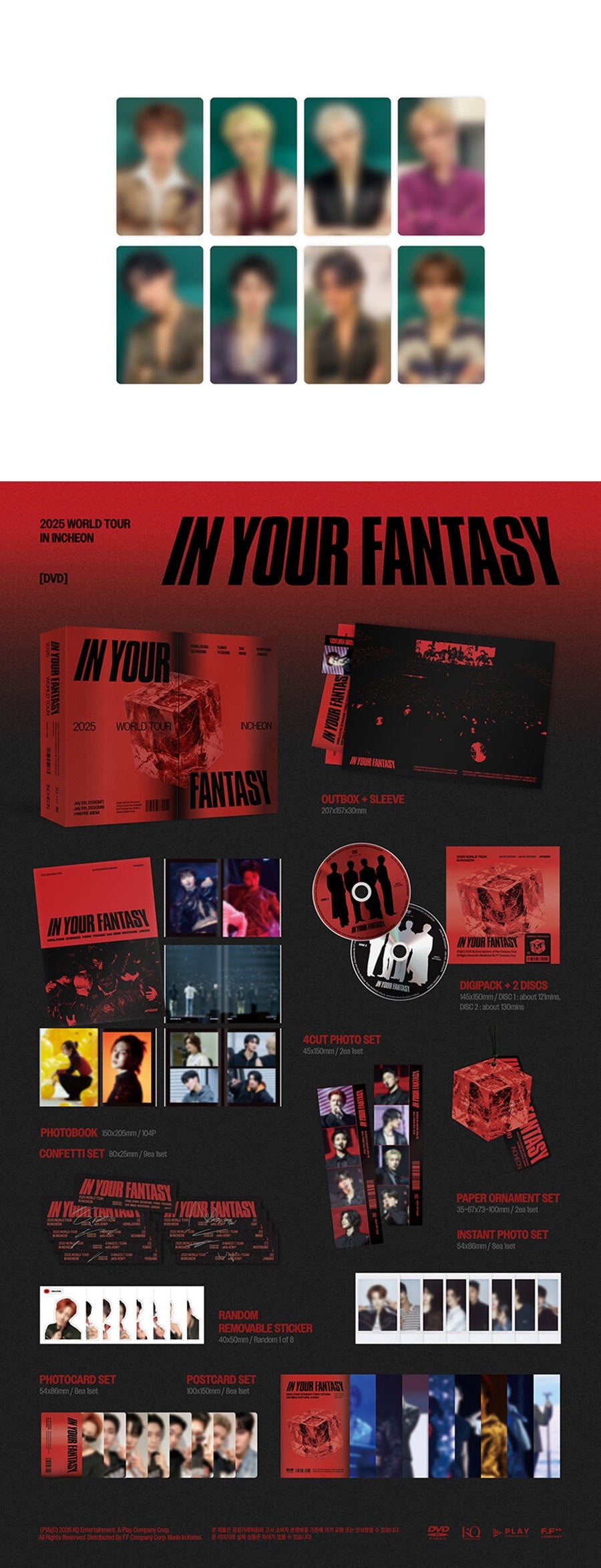 ATEEZ 2025 WORLD TOUR IN YOUR FANTASY DVD