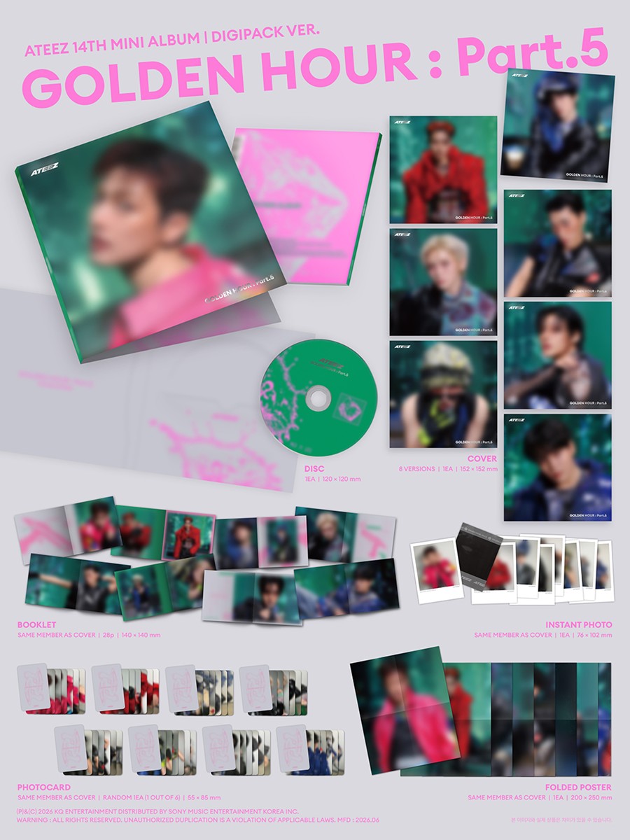 ATEEZ – [GOLDEN HOUR : Part.5] (DIGIPACK Ver.)