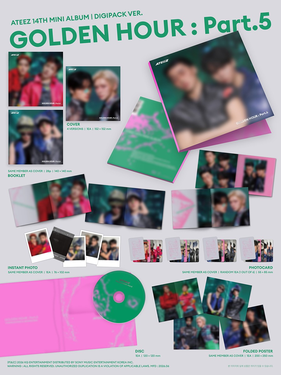 ATEEZ – [GOLDEN HOUR : Part.5] (DIGIPACK UNIT Ver.)