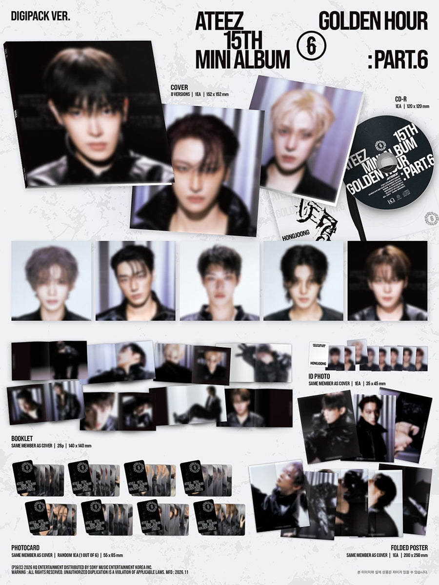 ATEEZ – GOLDEN HOUR : Part.6 (DIGIPACK)