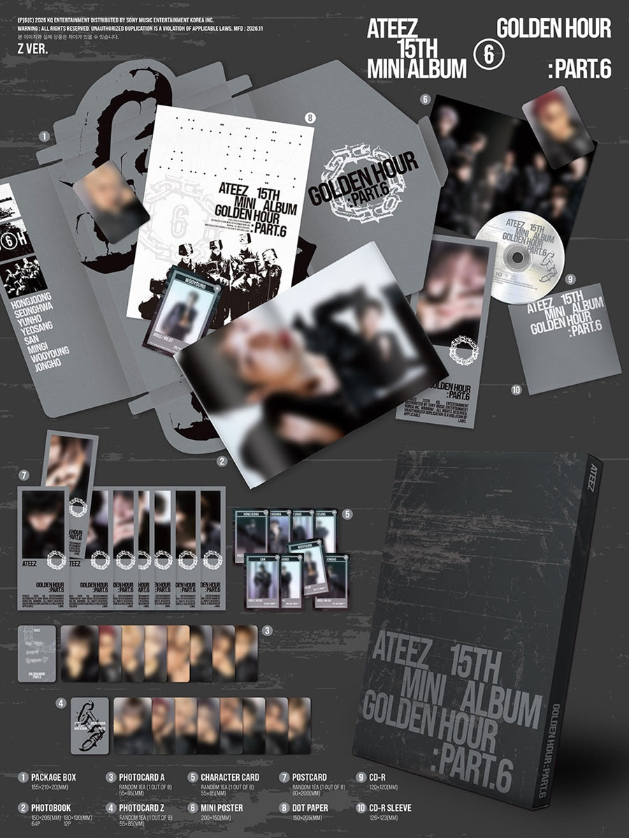 ATEEZ – GOLDEN HOUR : Part.6 (Z VER.)