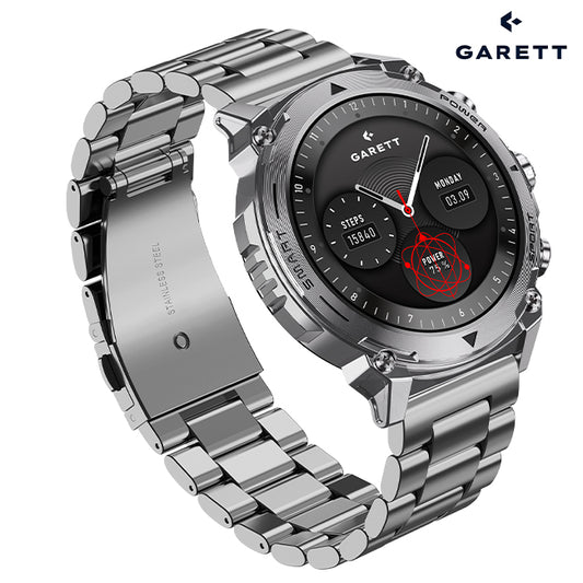 Garett ATOM Smartwatch | SILVER STEEL