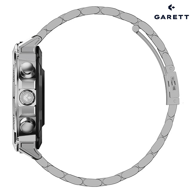 Garett ATOM Smartwatch | SILVER STEEL