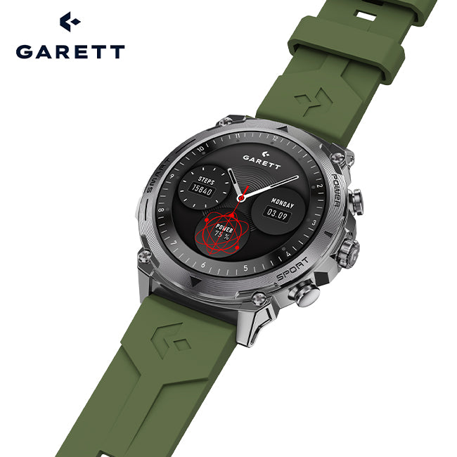 Garett ATOM Smartwatch | SILVER STEEL