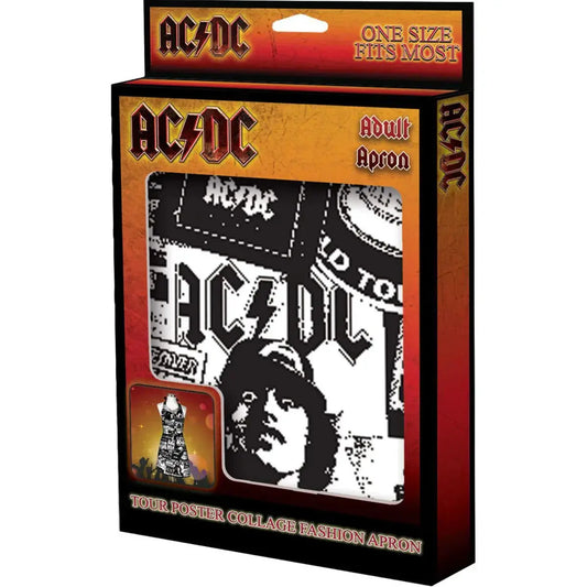AC/DC Black & White Apron Zhivago Gifts