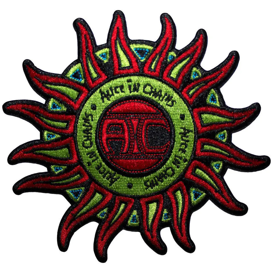 Alice In Chains Patch Sun Colour Ireland Vinyl