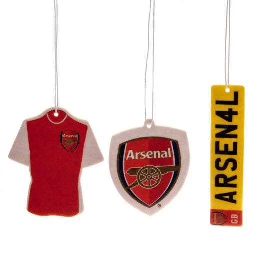 Arsenal FC 3pk Air Freshener Zhivago Gifts