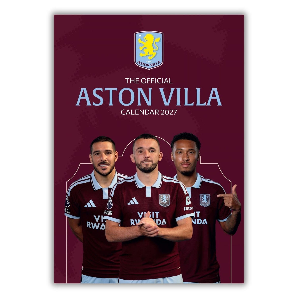 Aston Villa FC 2027 A3 Calendar