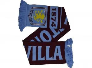 Aston Villa Nero Scarf Zhivago Gifts