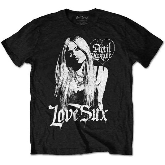 Avril Lavigne T-Shirt Love Sux (Back Print) - Zhivago Gifts