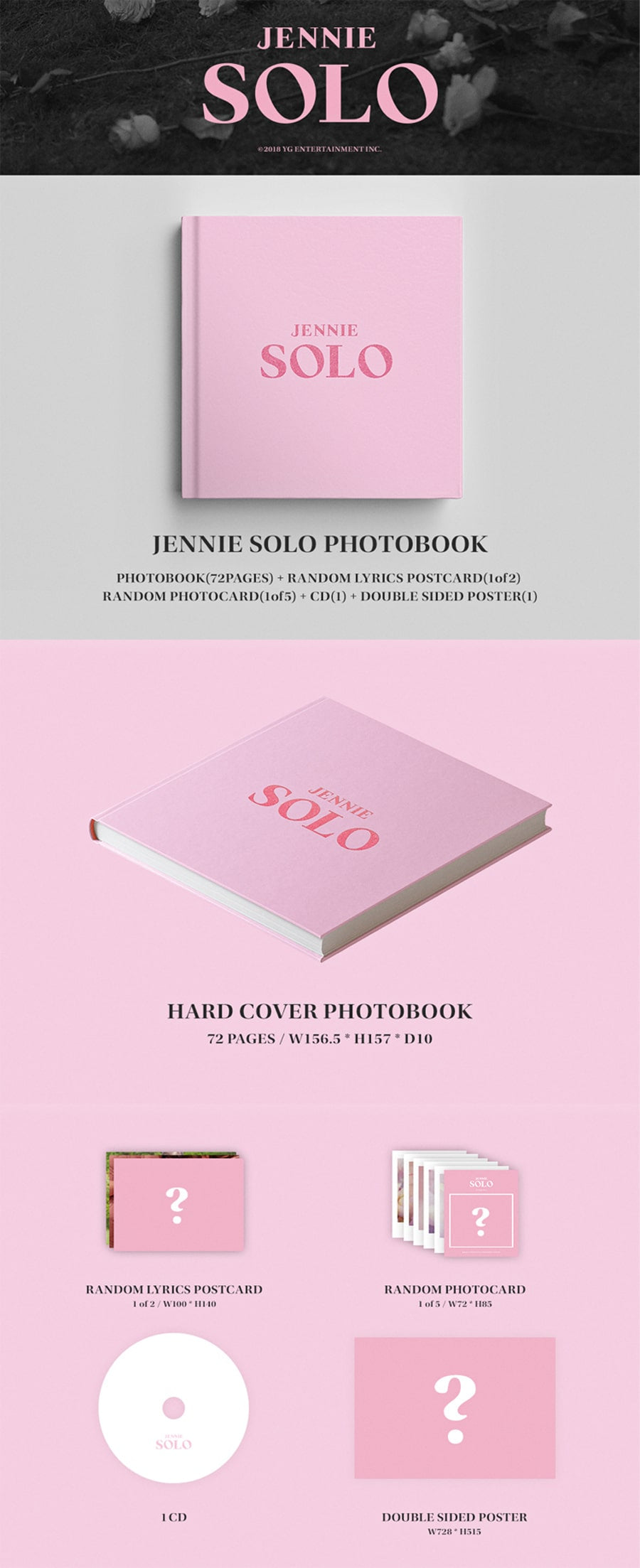 (BLACKPINK) JENNIE Solo Photobook ver.