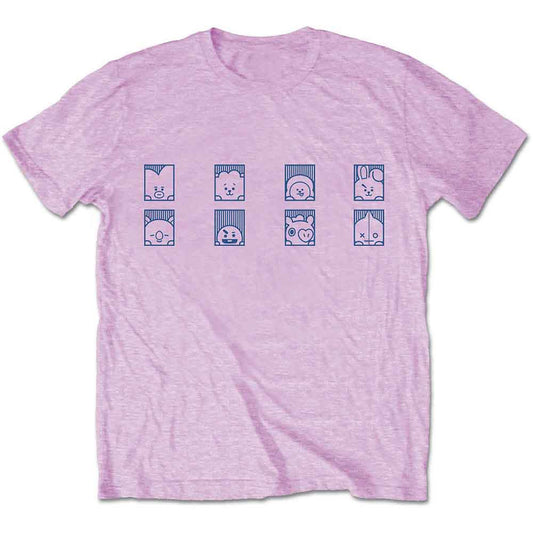 BT21 - Pink Squares Shirt - Small