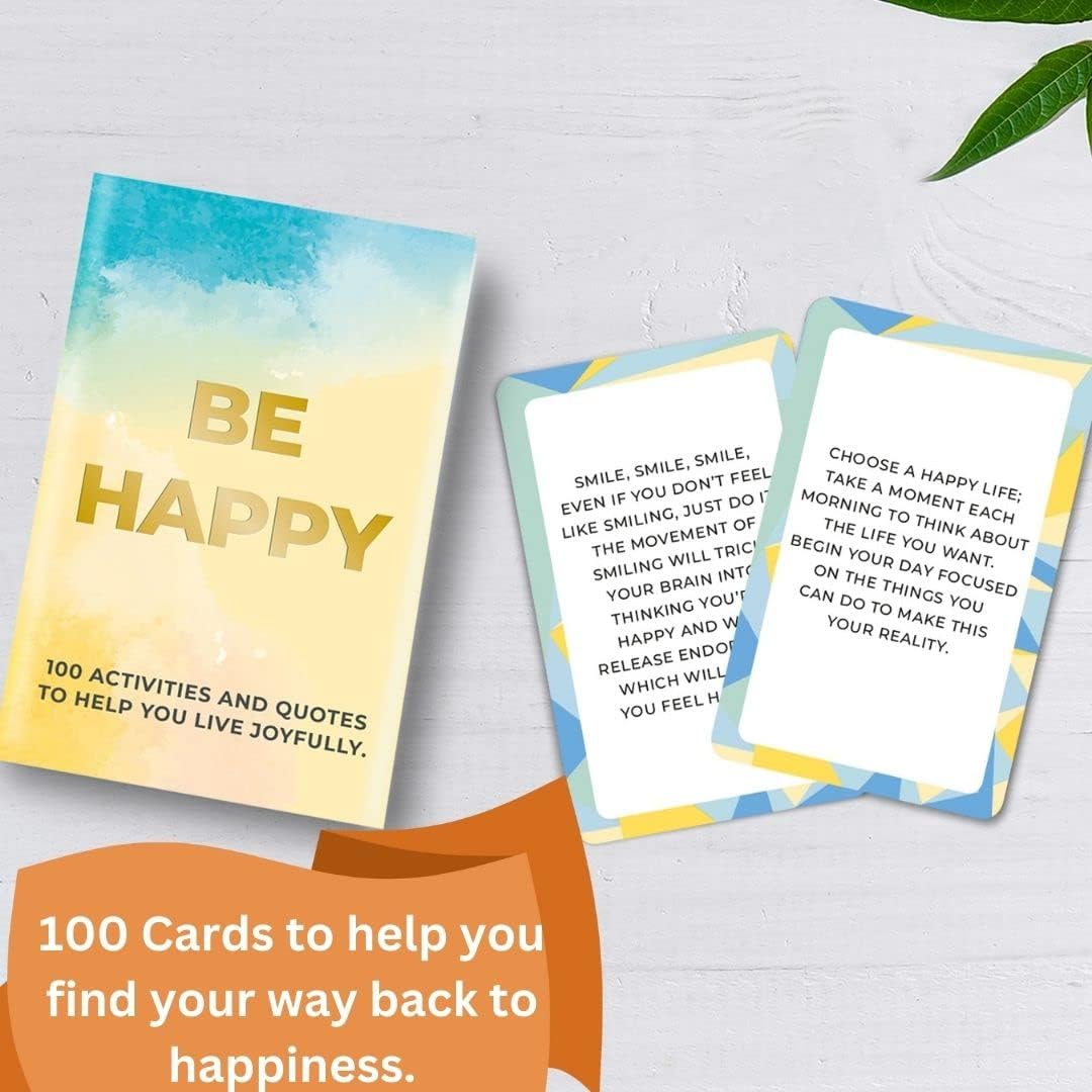 Be Happy Motivation Cards - Zhivago Gifts