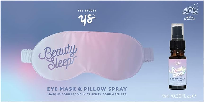 Beauty Sleep Eye Mask and Lavender Pillow Spray
