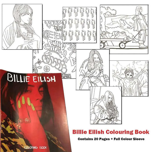 Billie Eilish Colouring Book - Ireland Vinyl