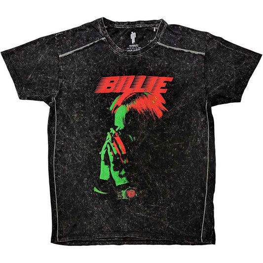 Billie Eilish Shirt: Hands Face (Wash Collection)