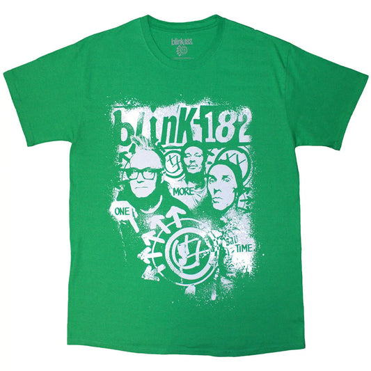 Blink-182 Shirt One More Time Spray Paint Shirts Ireland Vinyl