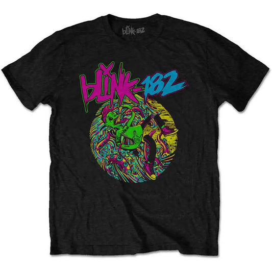 Blink-182 Hi-Build T-Shirt: Neon Logo Ireland Vinyl