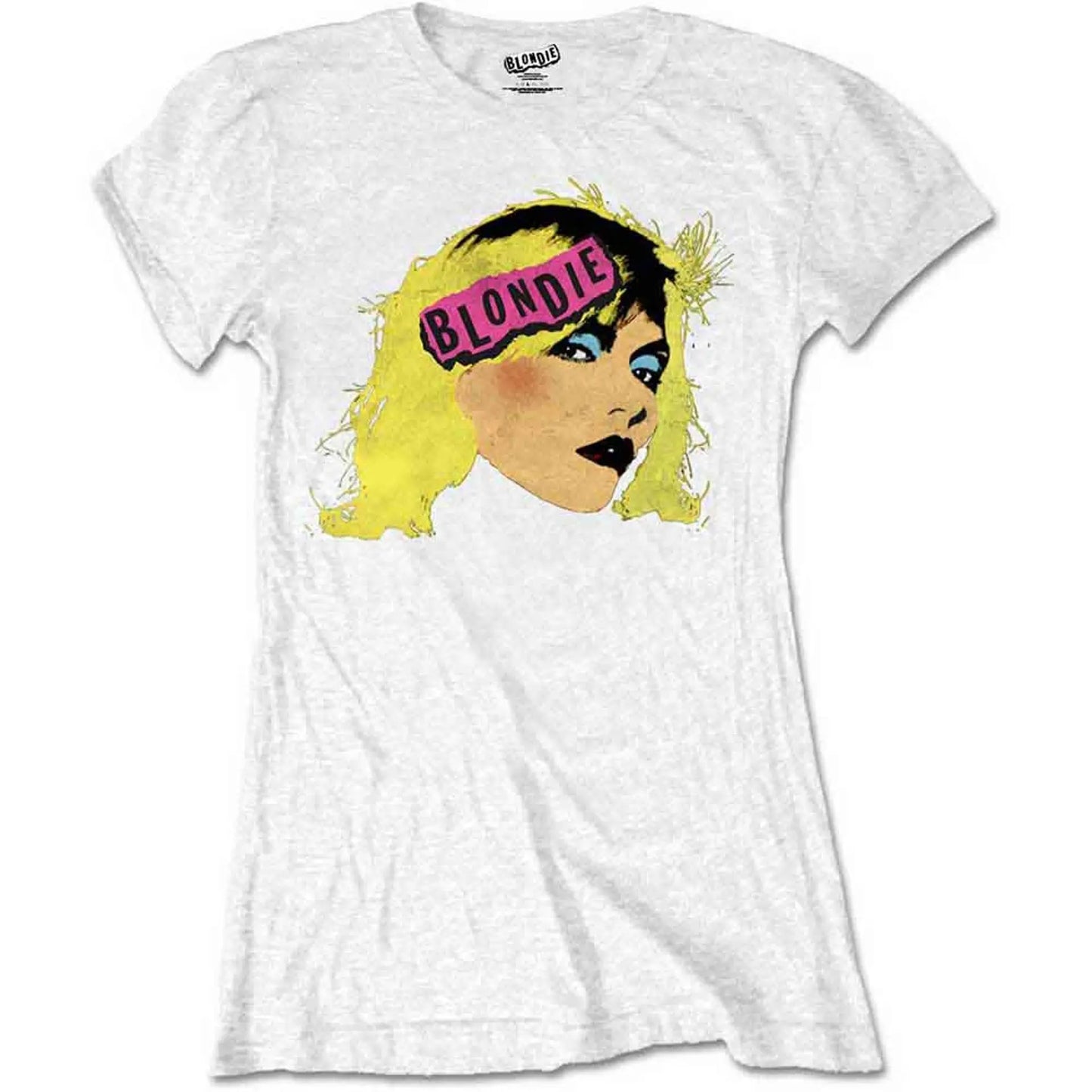 Blondie Ladies Shirt: Punk Logo Ireland Vinyl