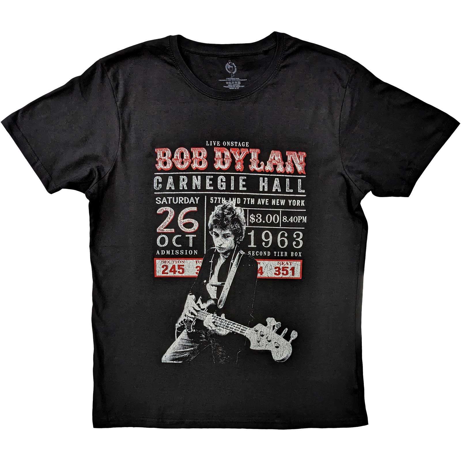 Bob Dylan Carnegie Hall Shirt