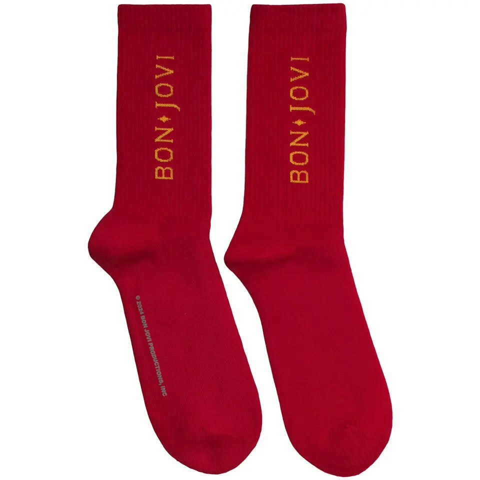 Bon Jovi Socks Original Logo Ireland Vinyl
