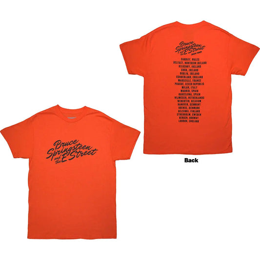 Bruce Springsteen Shirt Tour River Font Ireland Vinyl