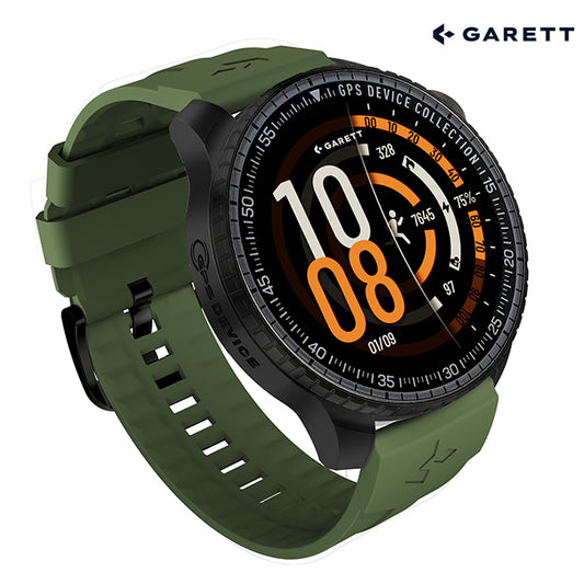Garett COMPASS GPS Smartwatch | BLACK STEEL